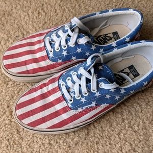 Vans Era Stars & Stripes Shoes Mens 7.5